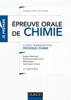 L'épreuve orale de chimie - 3e éd. - Capes/Agrégation, Capes/Agrégation