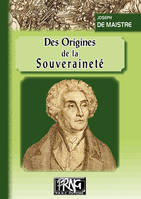 Des origines de la Souveraineté