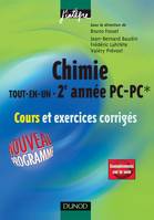 Chimie «tout-en-un» 2e année PC-PC* - Cours et exercices corrigés - Livre+compléments en ligne, tout-en-un