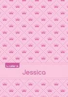 Le cahier de Jessica - Blanc, 96p, A5 - Princesse