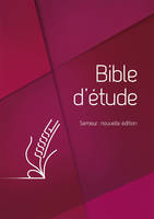 Bible d’étude, Version du Semeur, Couverture rigide rouge, tranche blanche