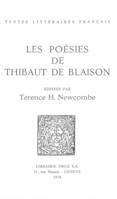 Les Poésies de Thibaut de Blaison