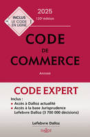 Code Dalloz Expert. Code de commerce 2025. 120e éd.
