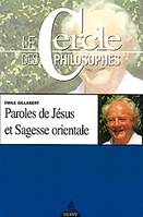 Paroles de Jésus et sagesse orientale