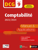 Comptabilité - DCG - Epreuve 9 - Manuel et applications - 2023/2024