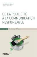 De la Publicité a la Communication Responsable