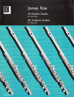 40 Modern Studies For Solo Flute