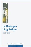 LA BRETAGNE LINGUISTIQUE N 20