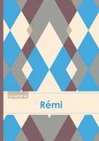 Le carnet de Rémi - Lignes, 96p, A5 - Jacquard Bleu Gris Taupe
