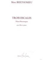 Escales (3) --- flute et piano