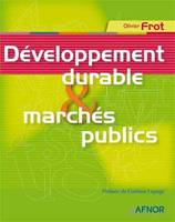 Développement durable et marchés publics