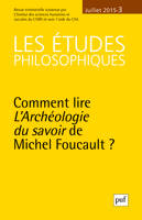 études philosophiques 2015, n° 3 - Comment lire 