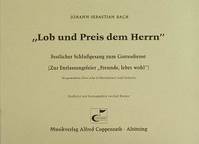 Lob und Preis dem Herrn BWV 207