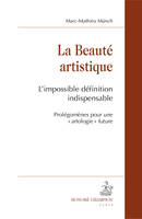 La beauté artistique - l'impossible définition indispensable