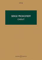 Chout (The Buffoon) op. 21, Ballet in six scenes. HPS 961. op. 21. Partition d'étude.