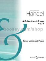 A Collection of Songs, tenor and piano. ténor.