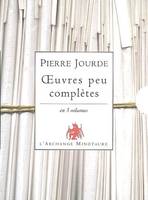 Oeuvres peu complètes - en 3 volumes, en 3 volumes