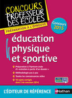 Education physique et sportive - Epreuve orale - Concours professeur des écoles - 2015