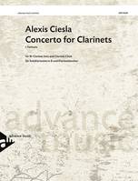 Concerto for Clarinets, First movement FANTASIA. clarinet solo and clarinet choir. Partition et parties.