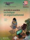 Activités à caractère technique et organisationnel