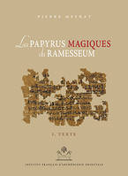 Les papyrus magiques du Ramesseum, Recherches sur une bibliothèque privée de la fin du moyen empire