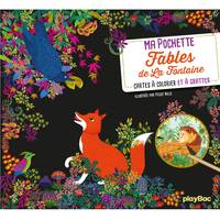 Ma pochette Fables de La Fontaine - Cartes à gratter et à colorier