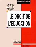 Le Droit de l'éducation, enseignements scolaires, traité théorique et pratique