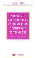 Principes et pratiques de la communication scientifique et technique