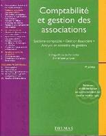 Comptabilité et gestion des associations, système comptable, gestion financière, analyse et contrôle de gestion