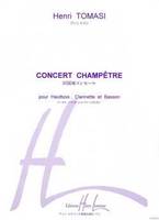 Concert champêtre, Hautbois, clarinette et basson