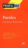 Paroles de Jacques Prévert