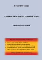 EXPLANATORY DICTIONARY OF SPANISH VERBS, Stem derivation method