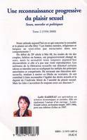 Sexes, morales et politiques, 2, Une reconnaissance progressive du plaisir sexuel, Sexe morales et politiques - Tome 2 (1956-2000)