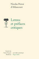 Lettres et préfaces critiques