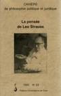 n° 23, 1993 : La Pensée de Leo Strauss