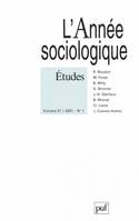 année sociologique 2001, vol. 51 (1), Varia