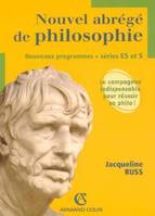 Nouvel abrégé de philosophie, nouveaux programmes séries ES et S