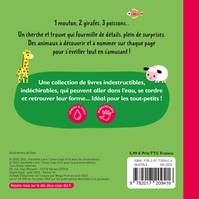 Jeux et Jouets Livres Livres pour les 0-3 ans Albums souples Mon premier cherche et trouve des animaux Gwé