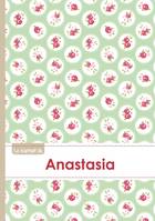 Le carnet d'Anastasia - Lignes, 96p, A5 - Roses Tea time