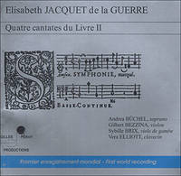 E. Jacquet de la Guerre 4 cantates du livre II