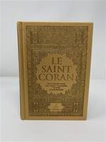 Saint Coran - Bilingue  (arabe,franCais) - Moyen (14x20) - or - arc en ciel