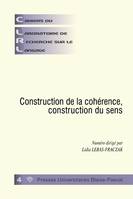 Construction de la cohérence, construction du sens