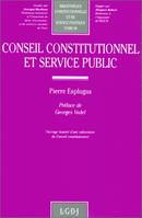 conseil constitutionnel et service public