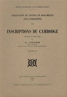 Inscriptions du Cambodge (Tome 8), Volume 8, Index, Volume 8, Index