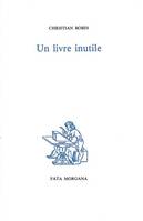 UN LIVRE INUTILE