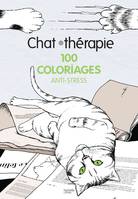 Chat-thérapie, 100 coloriages anti-stress