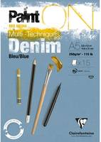 PaintON Bleu Denim bloc collé 15F A5 250g