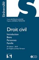 Droit civil. Introduction Biens Personnes Famille - 20e éd.