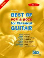Best of Pop & Rock for Classical Guitar Vol. 5