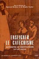 Enseigner le catéchisme, XVIe-XXe siècles